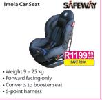 Safeway Imola Car Seat-Each