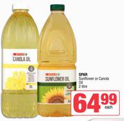 Spar Sunflower Or Canola Oil-1L