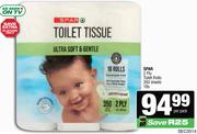 Spar 2 Ply Toilet Rolls 350 Sheets-180s Per Pack