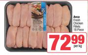 Anca Fresh Chicken Fillets 18 Piece-Per Kg