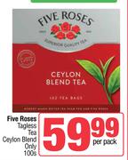 Five Roses Tagless Tea Ceylon Blend Only-100s Per Pack
