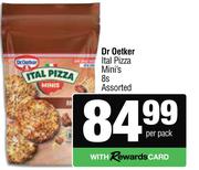 Dr Oetker Ital Pizza Mini's Assorted-8's