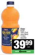 Clover Krush 100% Fruit Juice Blend Assorted-1.5L