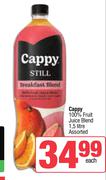Cappy 100% Fruit Juice Blend Assorted-1.5L