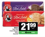 Bakers Red Label Cream Biscuits-200g