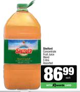 Shelford Concentrate Fruit Juice Blend Assorted-5L