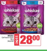 Whiskas Cat Food In Gravy Assorted-For 2 x 85g