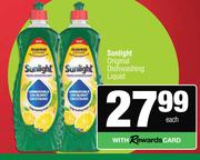 Sunlight Original Dishwashing Liquid-350ml Each