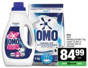 Omo Auto Washing Powder 2Kg, Liquid 1.5L Or Capsules 294ml