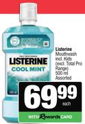 Listerine Mouthwash Assorted-500ml