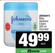 Johnson's Baby Aqueous Cream Assorted-500ml
