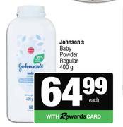 Johnson's Baby Powder Regular-400g