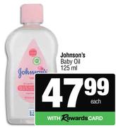 Johnson's Baby Oil-125ml