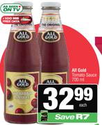 All Gold Tomato Sauce-700ml Each