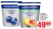 Lancewood Double Cream Or Lactose Free Yoghurt Assorted Or Greek Plain-700g/1kg Each