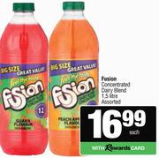 Fusion Concentrated Dairy Blend Assorted-1.5Ltr Each