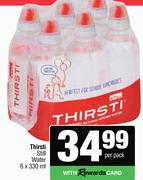Thristi Still Water 6 x 330ml-Per Pack