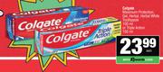 Colagte Maximum Protection, Gel, Herbal, Herbal  White Toothpaste 100ml Or Triple Action 150ml-Each