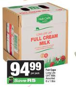 Fair Cape Long Life UHT Milk Assorted-6 x 1L