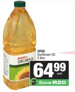 Spar Sunflower Oil-2L