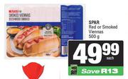Spar Red Or Smoked Viennas-500g