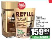 Nescafe Coffee Gold Jar 200g Or Refill Doy Pack 220g-Each