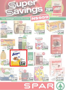 SPAR & SUPERSPAR Namibia : Super Savings (08 July - 21 July 2026), page 1