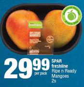 Spar Freshline Ripe N Ready Mangoes-2s