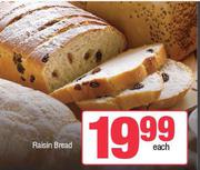 Raisin Bread-Each