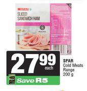 Spar Cold Meats Range-200g