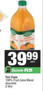 Fair Cape 100% Fruit Juice Blend Assorted-2L