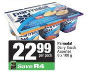 Parmalat Dairy Snack Assorted-6 x 100g Per Pack