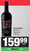 Roodeberg Black Or Reserve-750ml