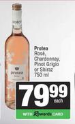 Protea Rose,Chardonnay Pinot Grigio Or Shiraz-750ml