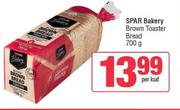 Spar Bakery Brown Toaster Bread-700g