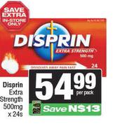 Disprin Extra Strength 500mg-24s Per Pack