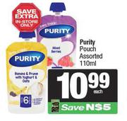 Purity Pouch Assorted-110ml Each