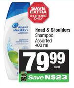 Head & Shoulders Shampoo Assorted-400ml