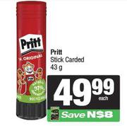 Pritt Stick Carded-43g Each