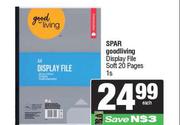 Spar Good Living Display File Soft 20 Pages-1s