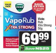 Vicks Rub Xtra Strong-50g