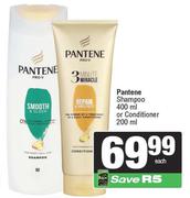Pantene Shampoo 400ml Or Conditioner 200ml
