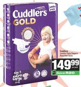 Cuddlers Jumbo Pack Diapers Assorted Sizes-Per Pack