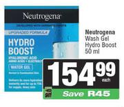 Neutrogena Wash Gel Hydro Boost-50ml