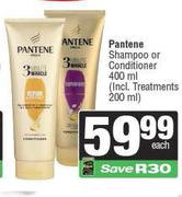 Pantene Shampoo Or Conditioner-400ml