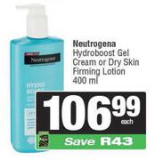 Neutrogena Hydro Boost Gel Cream Or Dry Skin Firming Lotion-400ml