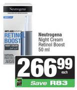 Neutrogena Night Cream Retinol Boost-50ml
