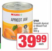 Spar Smooth Apricot Or Mixed Fruit Jam-900g