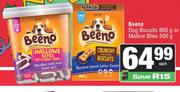 Beeno Dog Biscuits 800g Or Mallow Bites 500g
