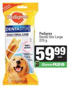 Pedigree Dental Stix Large-270g
